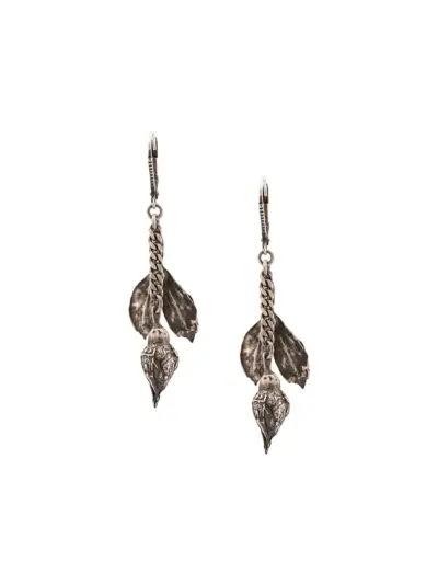 WERKSTATT:MÜNCHEN vintage style earrings - Silver