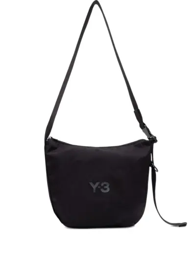 Y-3 Y3 logo crossbody bag - Black