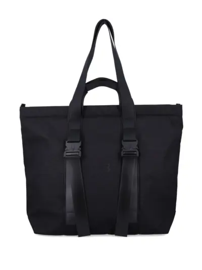 Y-3 buckle-strap shopper tote bag - Black