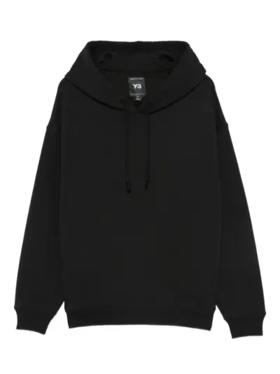 Y-3 cotton hoodie - Black