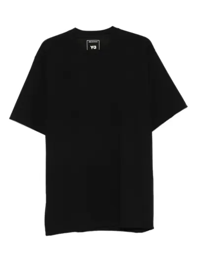 Y-3 crew-neck short-sleeve T-shirt - Black