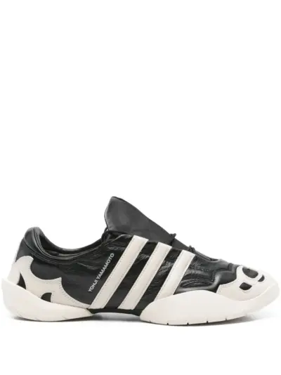 Y-3 leather sneakers - Black