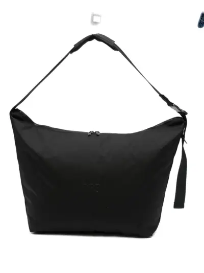 Y-3 logo-detail tote bag - Black