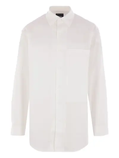 Y-3 patch-pocket shirt - White
