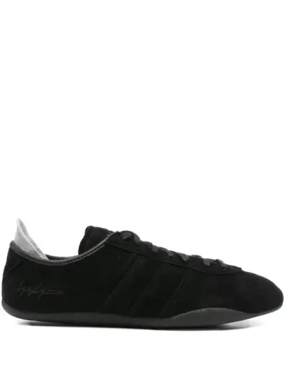 Y-3 suede leather sneakers - Black