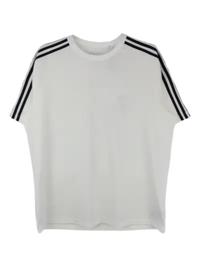 Y-3 three-stripe short-sleeve t-shirt - White