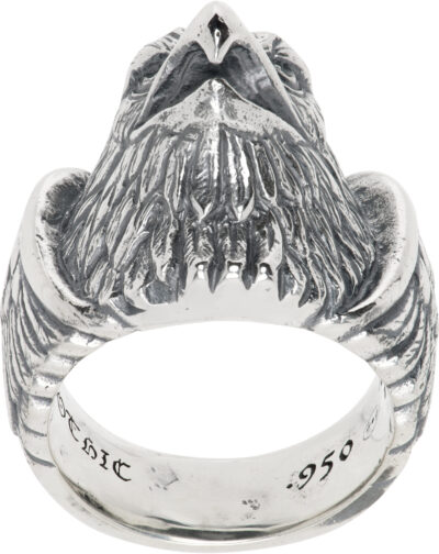YOHJI YAMAMOTO Silver Eagle Head Ring