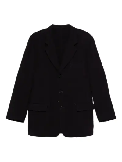 Yohji Yamamoto Pre-Owned 1990s buttoned wool jacket - Purple