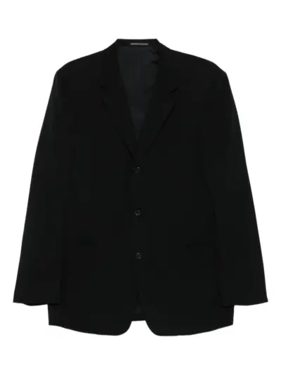 Yohji Yamamoto Pre-Owned 1990s wool buttoned jacket - Black