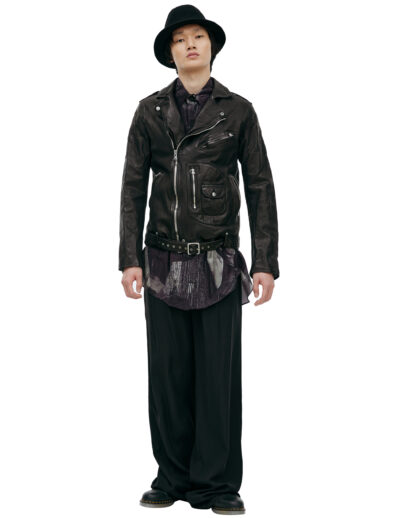 Yohji Yamamoto X BACKLASH Leather Jacket