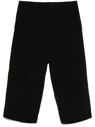 Yohji Yamamoto cropped trousers - Black