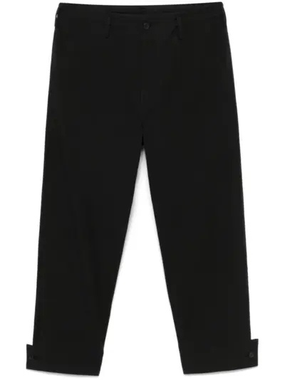 Yohji Yamamoto tapered trousers - Black