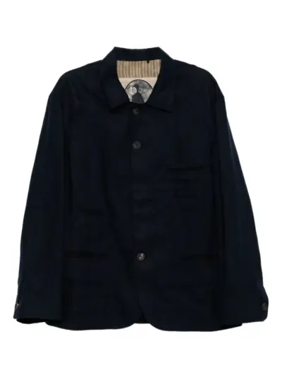 Ziggy Chen linen jacket - Blue