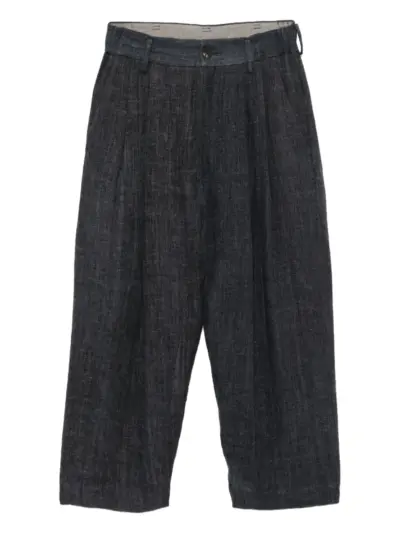 Ziggy Chen linen trousers - Grey
