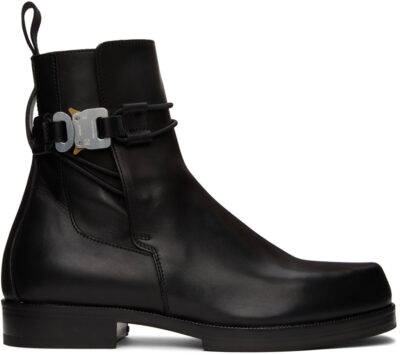 1017 ALYX 9SM Black Low Buckle Boots
