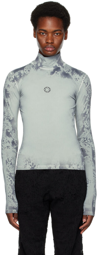 1017 ALYX 9SM Gray Lace Spray Turtleneck