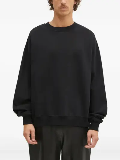 1017 ALYX 9SM embroidered crew-neck sweatshirt - BLK0001