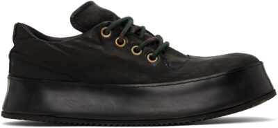 A DICIANNOVEVENTITRE Black Canua Low Sneakers