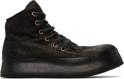 A DICIANNOVEVENTITRE Black Canua Mid Sneakers