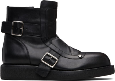 Ann Demeulemeester Black Sune Ankle Boots