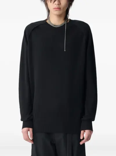 Ann Demeulemeester knitted jumper - Black