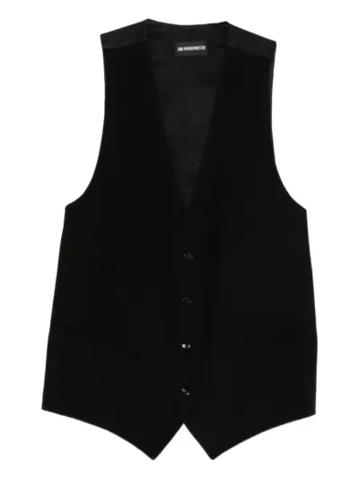 Ann Demeulemeester martingale waistcoat - Black