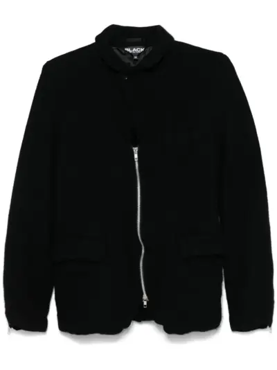 Black Comme Des Garçons felted blazer