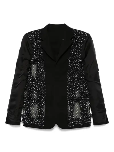 Black Comme Des Garçons reversible blazer