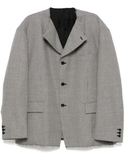 Black Comme Des Garçons single-breasted blazer