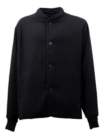 Casey Casey button-fastening collared jacket - Black