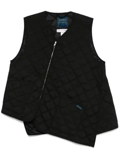 Comme Des Garçons Shirt asymmetric gilet - Black