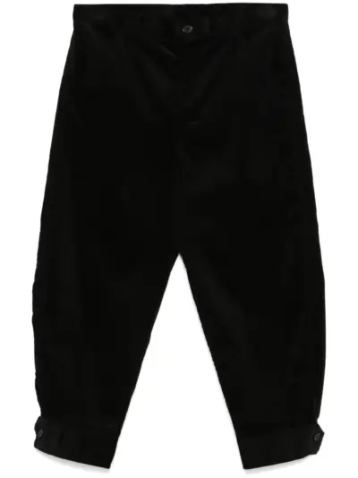 Comme Des Garçons Shirt corduroy trousers - Black