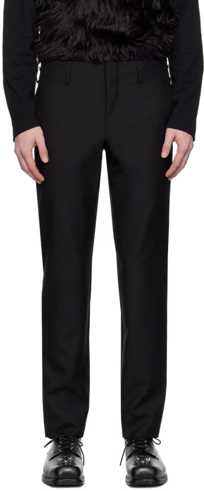 Comme des Garçons Homme Plus Black Four-Pocket Trousers