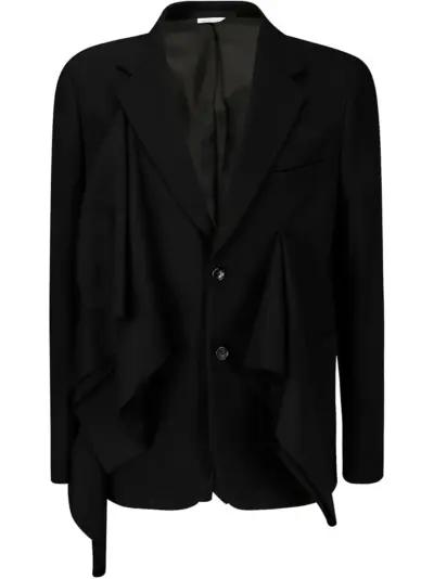 Comme des Garçons Homme Plus asymmetric jacket - Black