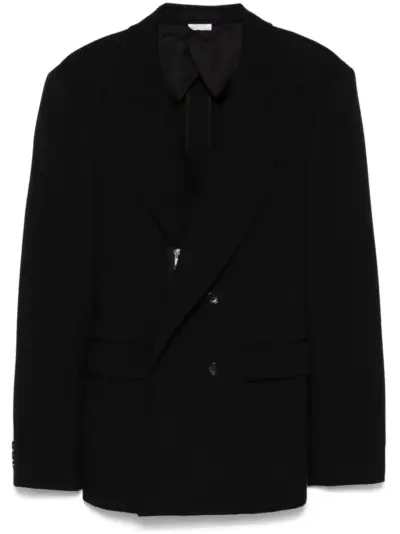 Comme des Garçons Homme Plus double-breasted blazer - Black