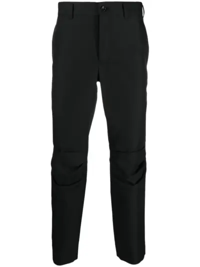 Comme des Garçons Homme Plus mid-rise tapered trousers - Black