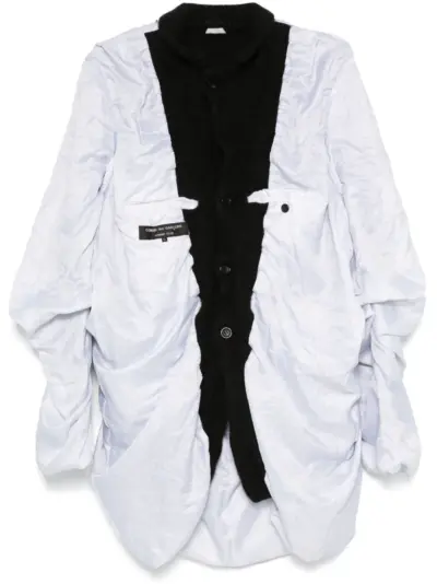 Comme des Garçons Homme Plus panelled coat - White