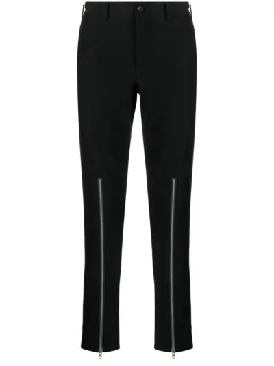 Comme des Garçons Homme Plus zip-detail skinny trousers - Black