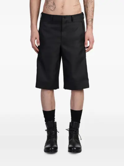 Comme des Garçons Homme Plus zip-detailing shorts - Black