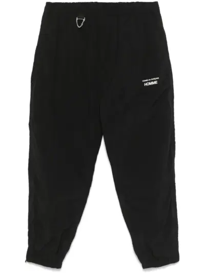 Comme des Garçons Homme logo-print track pants - Black