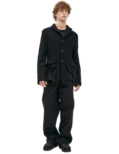 Comme des Garcons Ripped wool jacket