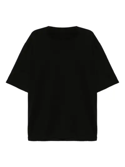 Devoa cotton T-shirt - Black