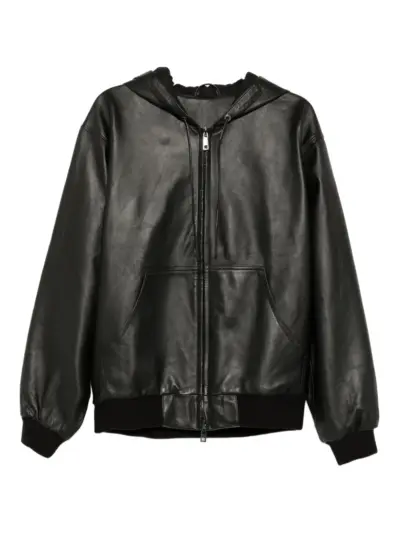 Giorgio Brato leather jacket - Black