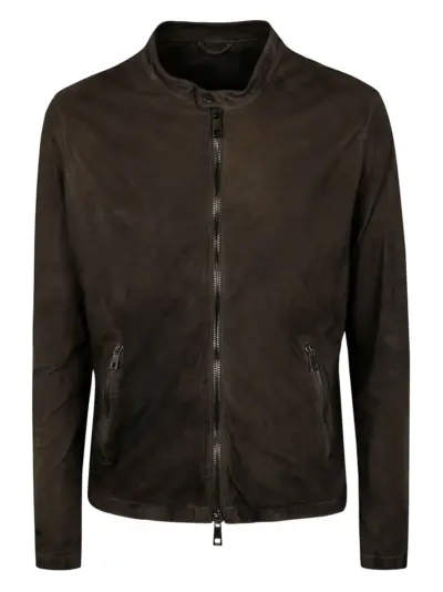 Giorgio Brato leather jacket - Brown