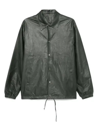 Giorgio Brato leather jacket - Grey