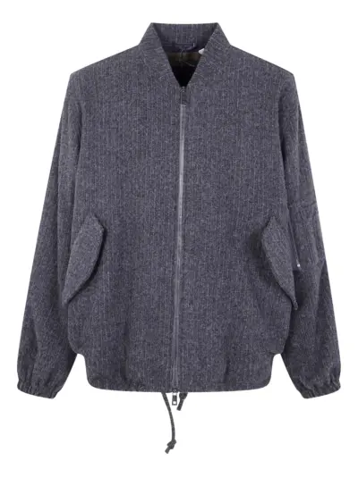 Giorgio Brato zip bomber jacket - Grey