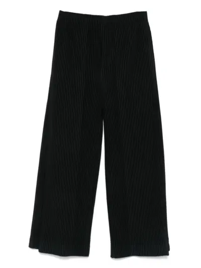 Homme Plissé Issey Miyake May pleated trousers - Black