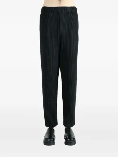 Homme Plissé Issey Miyake pleated trousers - Black