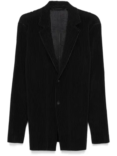 Homme Plissé Issey Miyake plissé blazer - Black