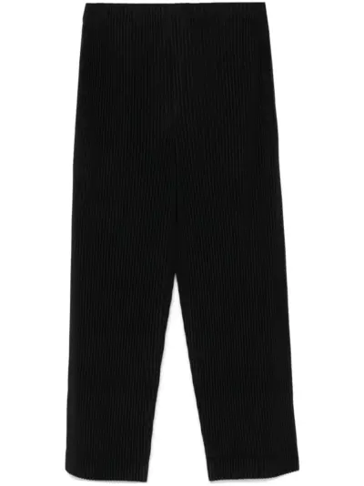 Homme Plissé Issey Miyake plissé trousers - Black